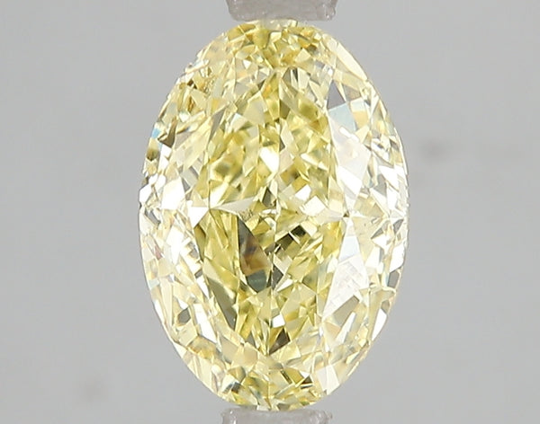 1.99ct Fancy Intense Yellow Oval Lab Diamond, VS2, IGI Certified