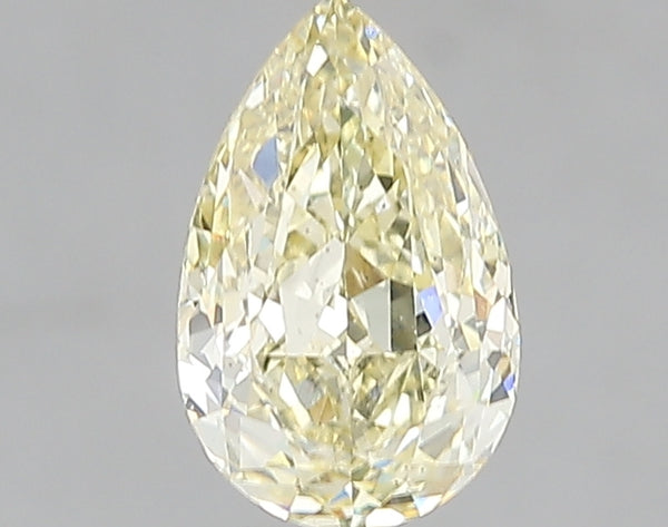 1.08ct Fancy Yellow Pear Lab Diamond, VS2, IGI Certified