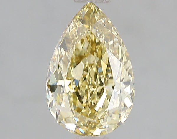 1.57ct Fancy Intense Yellow Pear Lab Diamond, VS1, IGI Certified