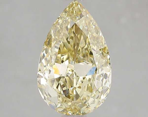 3.01ct Fancy Yellow Pear Lab Diamond, SI1, IGI Certified