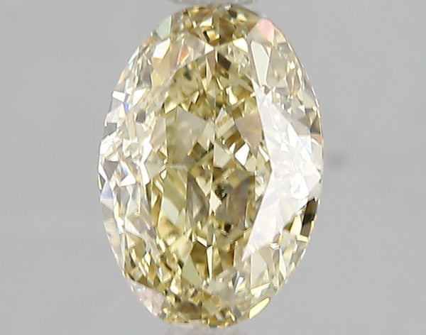 2.08ct Fancy Greyish Yellow Oval Lab Diamond, VS2, IGI Certified