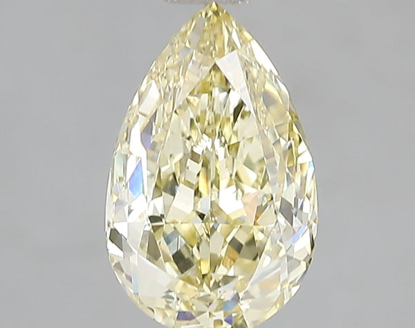 2.02ct Fancy Yellow Pear Lab Diamond, SI1, IGI Certified