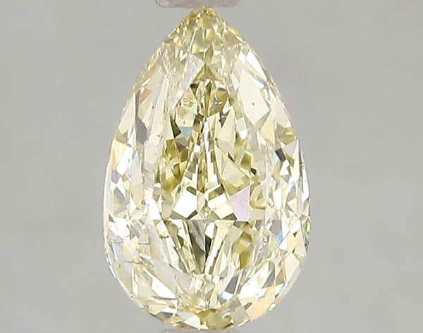 2ct Fancy Intense Yellow Pear Lab Diamond, SI2, IGI Certified