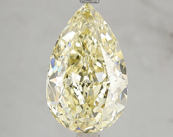 5.06ct Fancy Intense Yellow Pear Lab Diamond, SI1, IGI Certified