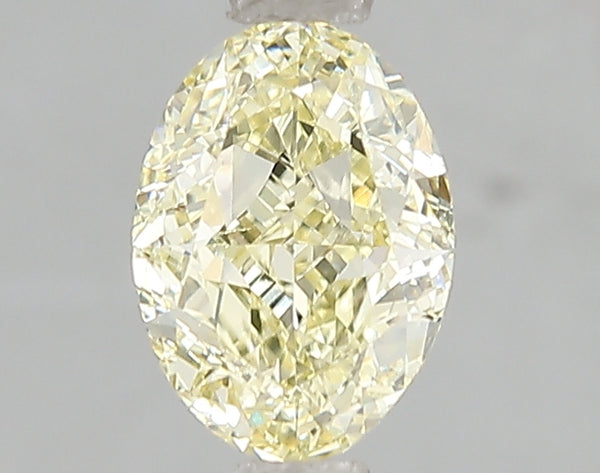 1.39ct Fancy Yellow Oval Lab Diamond, VS1, IGI Certified