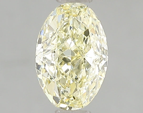 1.08ct Fancy Intense Yellow Oval Lab Diamond, VS1, IGI Certified