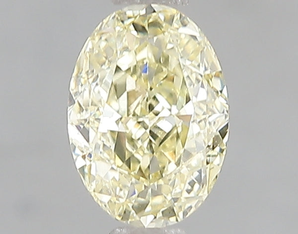 1.01ct Fancy Intense Yellow Oval Lab Diamond, VS2, IGI Certified