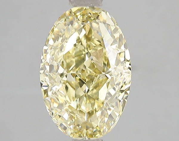 3.08ct Fancy Intense Yellow Oval Lab Diamond, VS2, IGI Certified