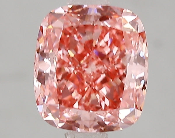 2.01ct Fancy Vivid Pink Cushion Lab Diamond, SI1, IGI Certified