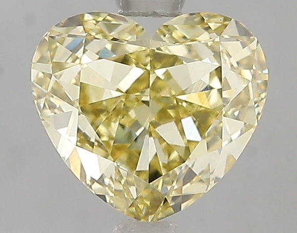 2.02ct Fancy Yellow Heart Lab Diamond, VVS2, IGI Certified