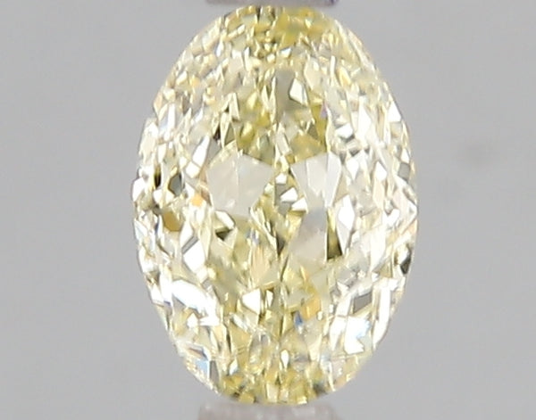 1ct Fancy Yellow Oval Lab Diamond, VVS2, IGI Certified