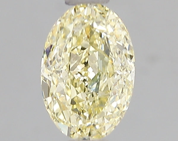 1.06ct Fancy Yellow Oval Lab Diamond, VS1, IGI Certified