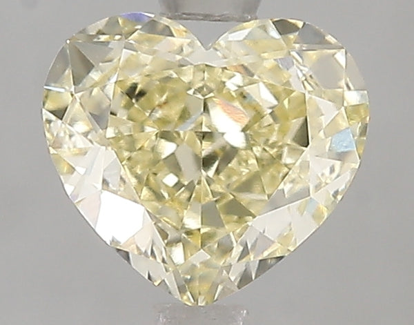1.57ct Fancy Yellow Heart Lab Diamond, VVS2, IGI Certified