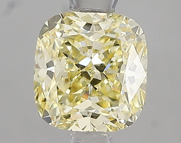 1ct Fancy Yellow Cushion Lab Diamond, VS1, IGI Certified