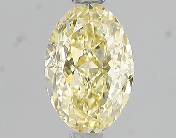 1.51ct Fancy Intense Yellow Oval Lab Diamond, VS1, IGI Certified