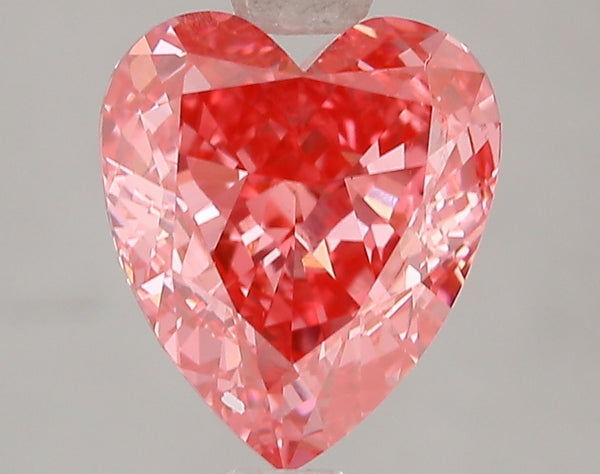 3.05ct Fancy Vivid Pink Heart Lab Diamond, VS1, IGI Certified