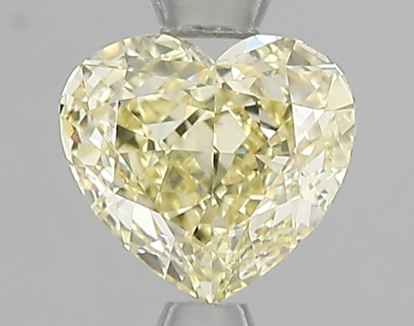 1.08ct Fancy Intense Yellow Heart Lab Diamond, VVS2, IGI Certified