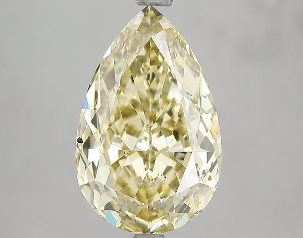 5.01ct Fancy Intense Yellow Pear Lab Diamond, SI1, IGI Certified
