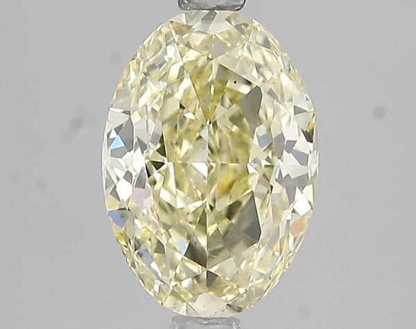 2.02ct Fancy Yellow Oval Lab Diamond, VS1, IGI Certified