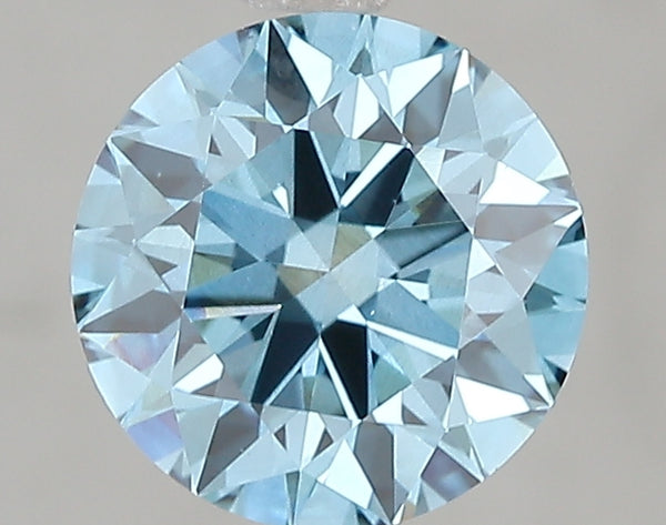 2.08ct Fancy Vivid Blue Round Brilliant Lab Diamond, VS2, IGI Certified