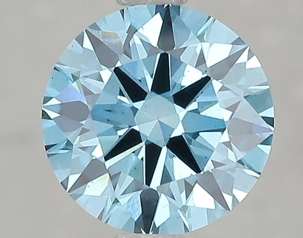 2.09ct Fancy Vivid Blue Round Brilliant Lab Diamond, VS2, IGI Certified