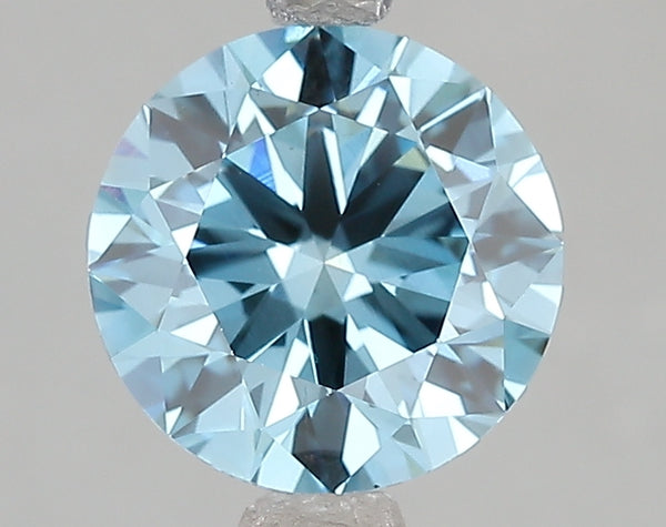 2.08ct Fancy Vivid Blue Round Brilliant Lab Diamond, VS1, IGI Certified