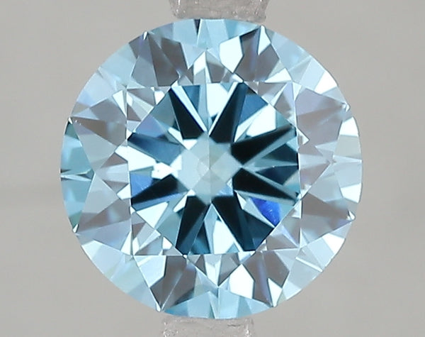 2.02ct Fancy Vivid Blue Round Brilliant Lab Diamond, VS1, IGI Certified