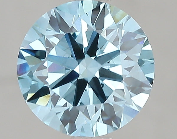 2.08ct Fancy Vivid Blue Round Brilliant Lab Diamond, VS2, IGI Certified