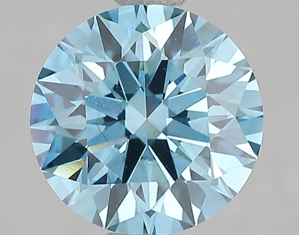 2.09ct Fancy Vivid Blue Round Brilliant Lab Diamond, VS2, IGI Certified