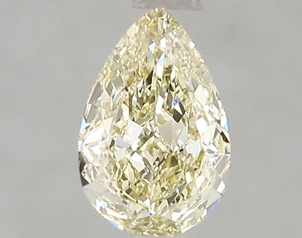 1.1ct Fancy Yellow Pear Lab Diamond, VVS2, IGI Certified