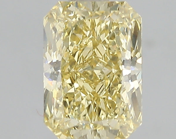 1.56ct Fancy Vivid Yellow Radiant Lab Diamond, VS1, IGI Certified