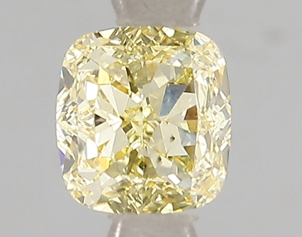1.03ct Fancy Intense Yellow Cushion Lab Diamond, VS2, IGI Certified