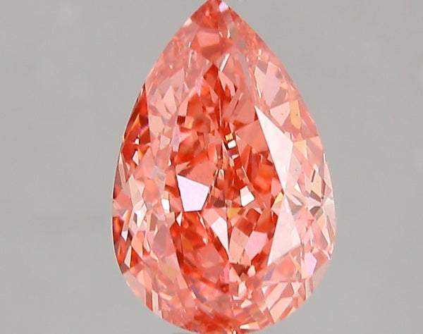 2.02ct Fancy Vivid Pink Pear Lab Diamond, VS2, IGI Certified