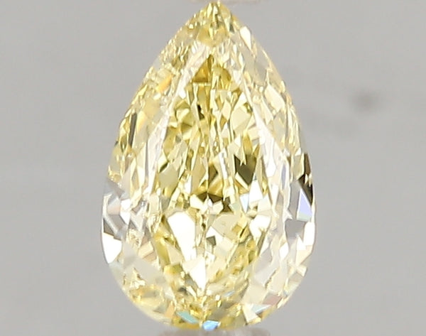 1ct Fancy Intense Yellow Pear Lab Diamond, SI1, IGI Certified