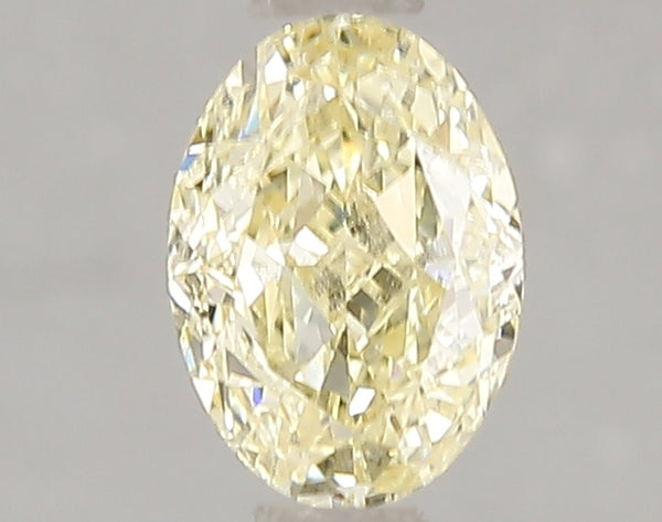 1ct Fancy Yellow Oval Lab Diamond, VS2, IGI Certified