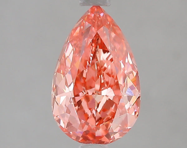 2.01ct Fancy Vivid Pink Pear Lab Diamond, VS1, IGI Certified