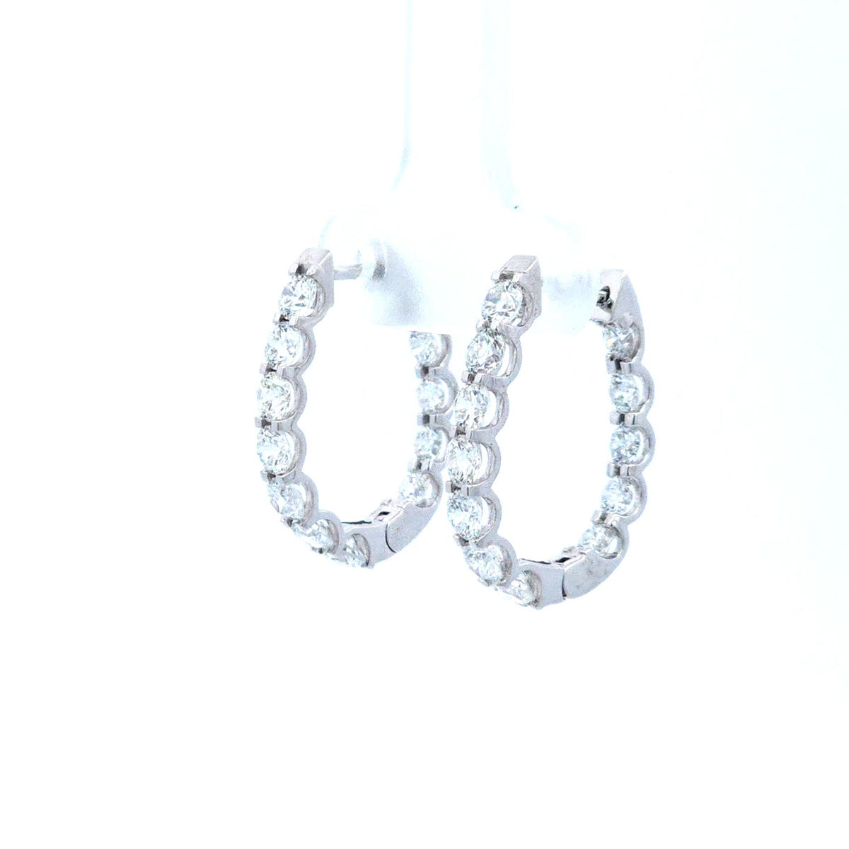 The Orbit Inside-Out Diamond Hoops