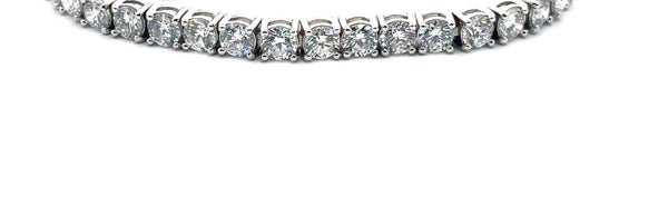 The Helene Round Diamond Tennis Bracelet