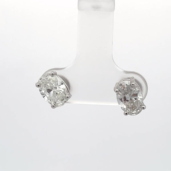 The Camille Oval Diamond Studs