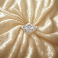Pear Solitaire — Hidden Halo, 14K Yellow Gold