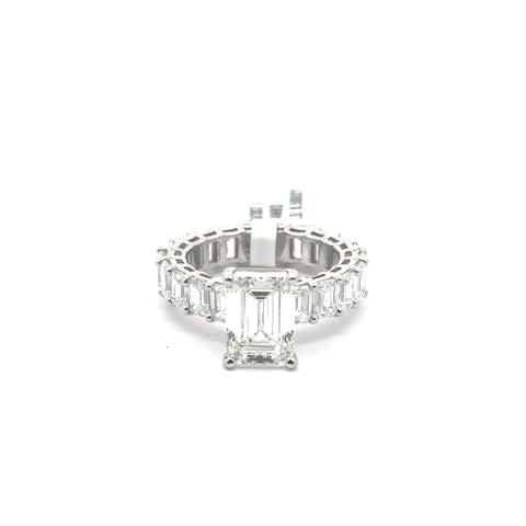 The Marguerite Emerald-Cut Solitaire Ring