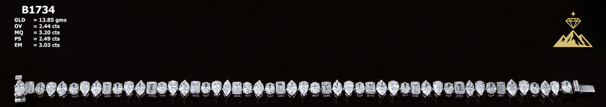 Diamond Charm Bracelet Bracelet - Atelier Diamante
