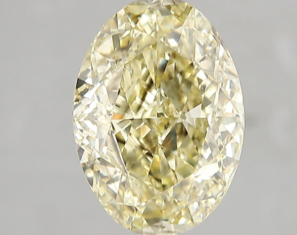 2.59ct Fancy Yellow Oval Lab Diamond, SI1, IGI Certified