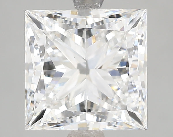 1.55ct Princess Lab Diamond, D Color, VVS2, IGI Certified