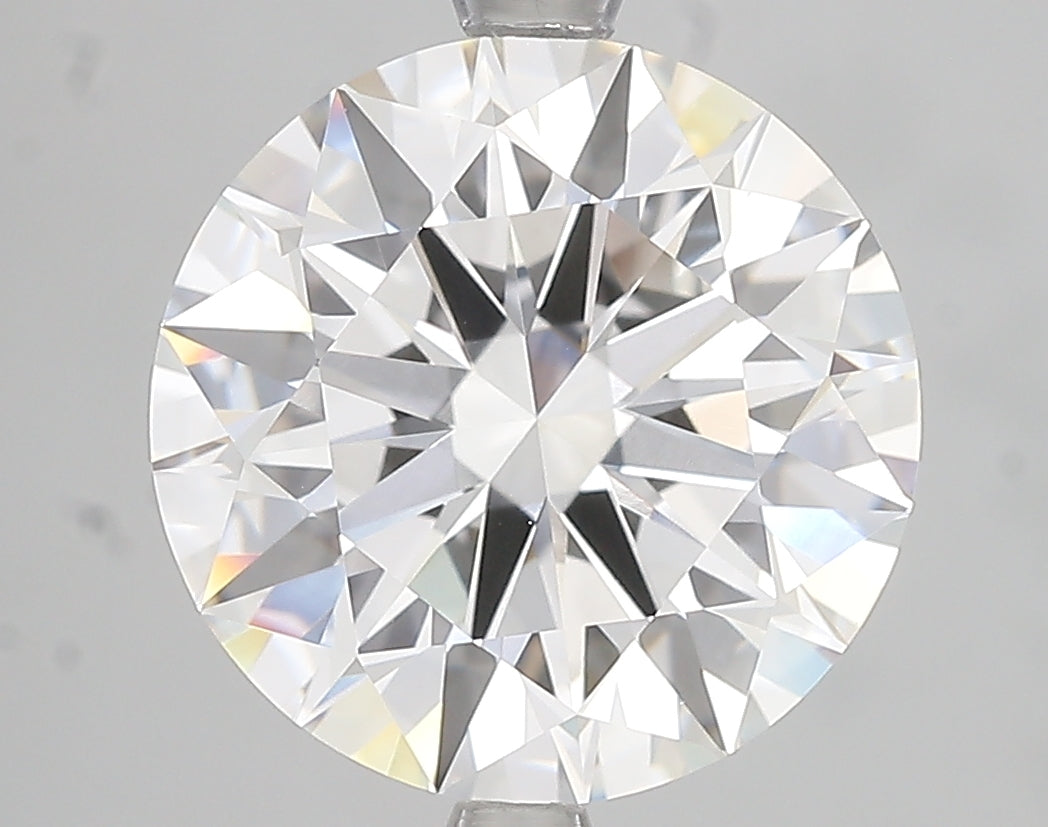 5.08ct Ideal Cut Round Brilliant Lab Diamond, F Color, VVS2, IGI Certified
