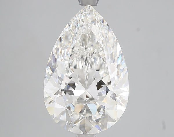4.53ct Pear Lab Diamond, F Color, VVS2, IGI Certified