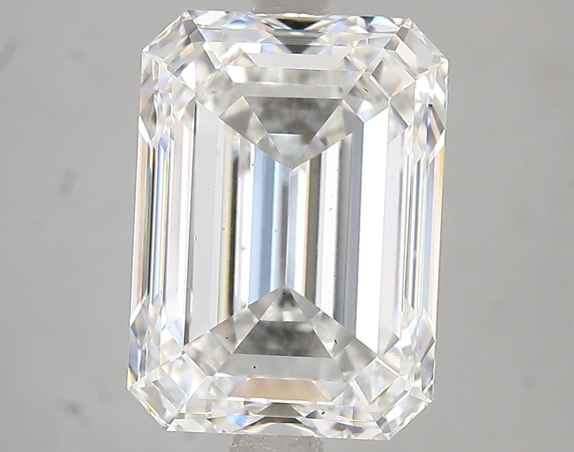 7.02ct Emerald Cut Lab Diamond, F Color, VS2, IGI Certified
