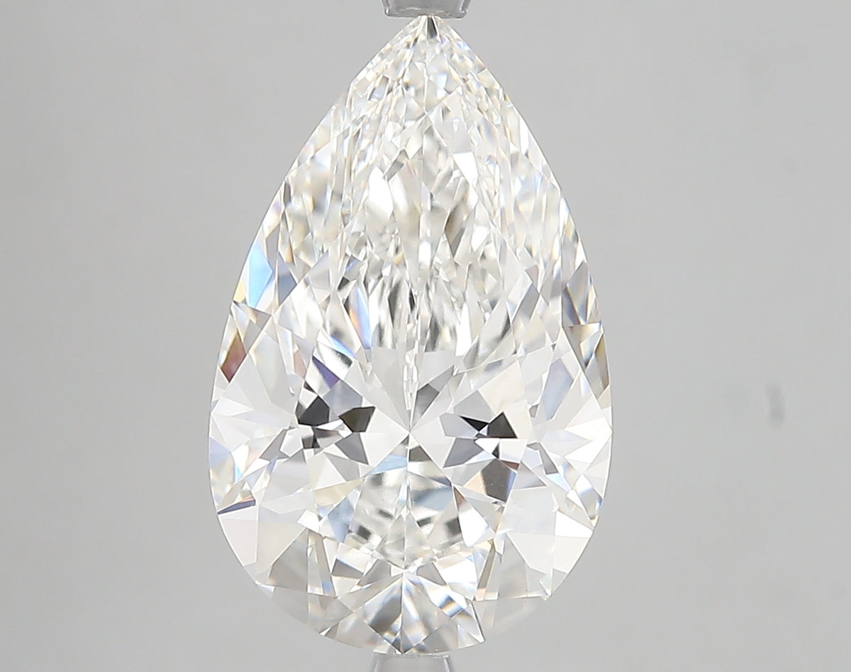 5.07ct Pear Lab Diamond, F Color, VVS2, IGI Certified