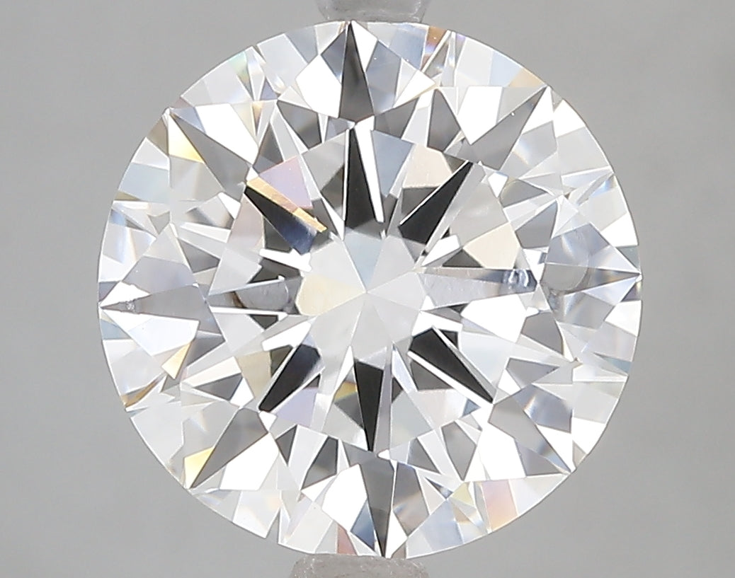 5.01ct Excellent Cut Round Brilliant Lab Diamond, F Color, VVS2, IGI Certified