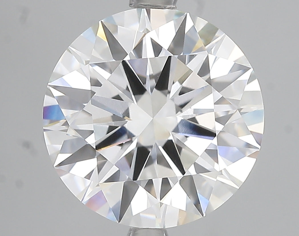 5.1ct Ideal Cut Round Brilliant Lab Diamond, F Color, VVS2, IGI Certified